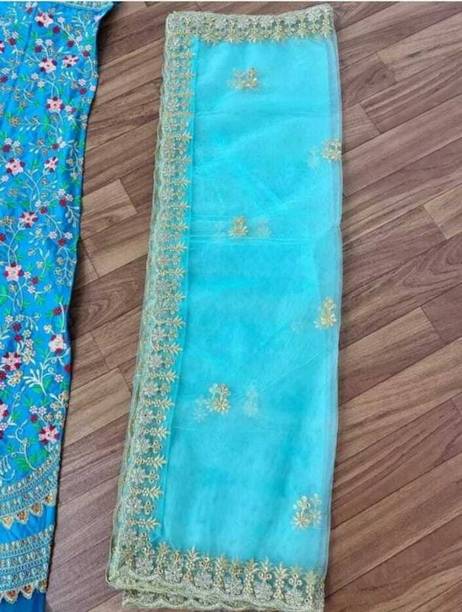 AADITASYA Embroidered, Embellished Semi Stitched Lehenga Choli - Buy AADITASYA Embroidered, Embellished Semi Stitched Lehenga Choli Online at Best... - Image 5