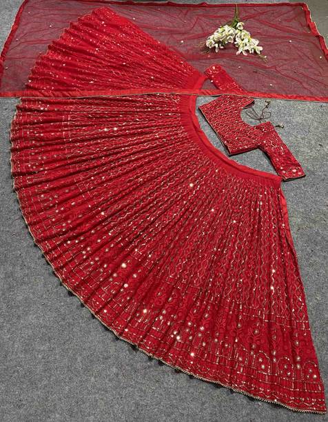 IYALAFAB Self Design Semi Stitched Lehenga Choli - Buy IYALAFAB Self Design Semi Stitched Lehenga Choli Online at Best Prices in India | galgota.in - Image 4