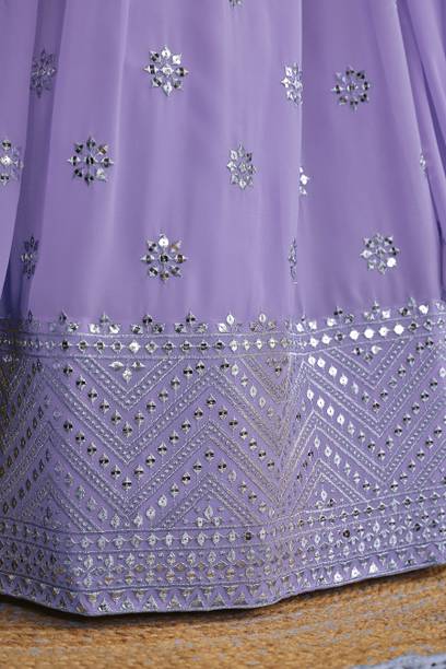 Wedani Lifestyle Embroidered Semi Stitched Lehenga Choli - Buy Wedani Lifestyle Embroidered Semi Stitched Lehenga Choli Online at Best Prices in... - Image 6