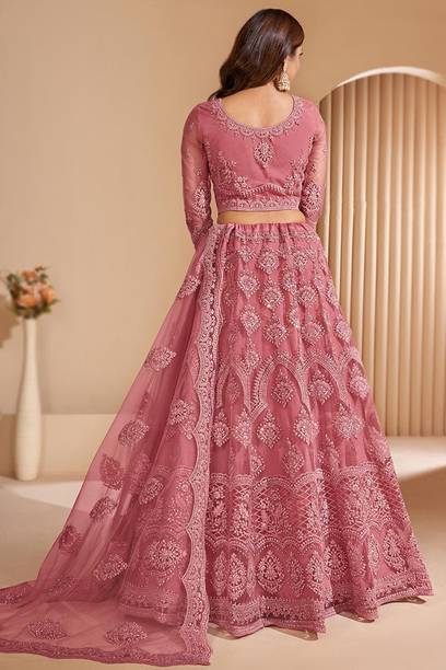 ZAALIMA FASHION Embroidered Semi Stitched Lehenga Choli - Image 2
