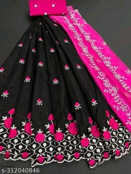 ACHYUT DESIGNS Embroidered Semi Stitched Lehenga Choli - Buy ACHYUT DESIGNS Embroidered Semi Stitched Lehenga Choli Online at Best Prices in India... - Image 2