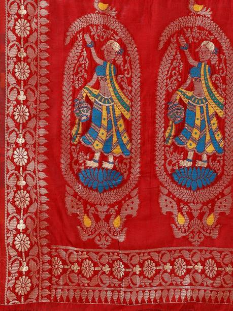 SWAMI STUDIO Self Design Semi Stitched Lehenga Choli - Image 8