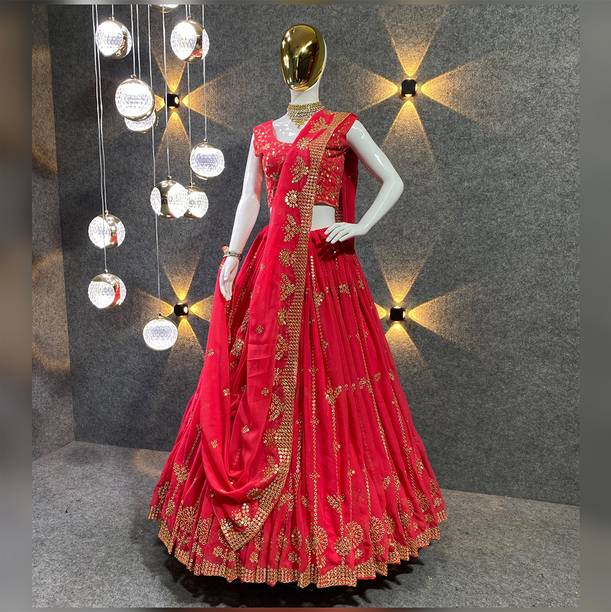 IYALAFAB Self Design Semi Stitched Lehenga Choli - Buy IYALAFAB Self Design Semi Stitched Lehenga Choli Online at Best Prices in India | galgota.in - Image 2