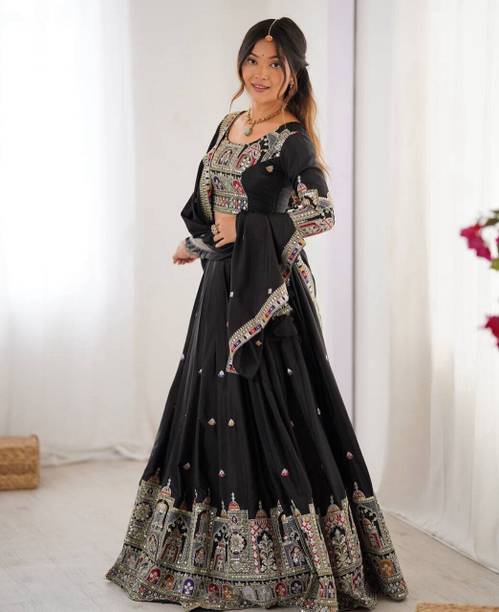 Designer Georgette Lehenga