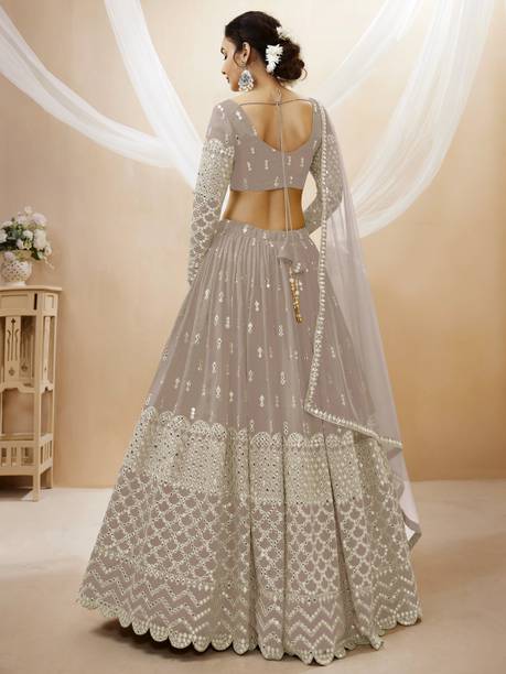 Tasrika Embroidered Semi Stitched Lehenga Choli - Image 2