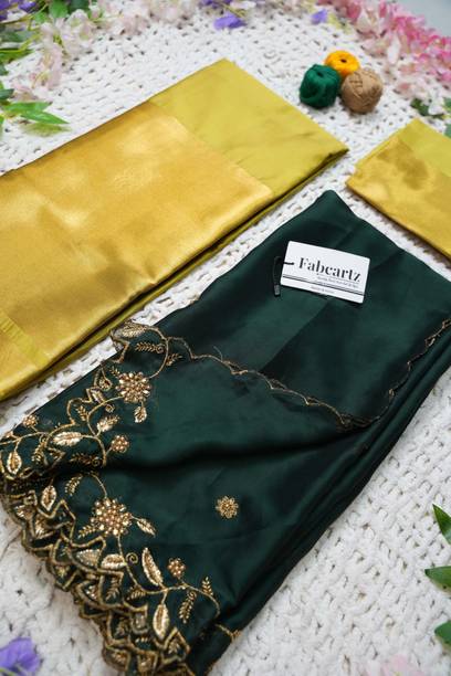 Fabcartz Self Design Semi Stitched Lehenga Choli - Image 4