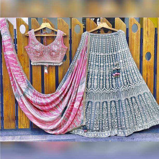 IYALAFAB Self Design Semi Stitched Lehenga Choli - Buy IYALAFAB Self Design Semi Stitched Lehenga Choli Online at Best Prices in India | galgota.in - Image 2