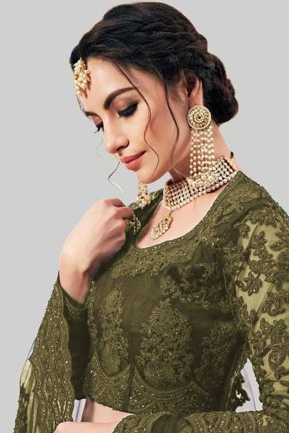 GOROLY Embroidered Semi Stitched Lehenga Choli - Image 4
