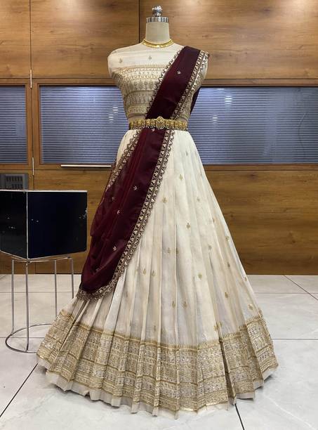 Printed Semi Stitched Lehenga Choli Limited