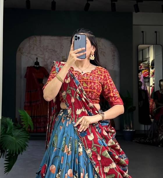 COSBILA FASHION Printed Semi Stitched Lehenga Choli - Image 2