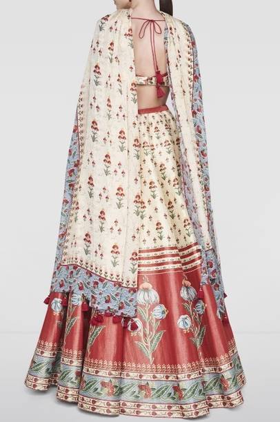 Ghateshvar Printed Semi Stitched Lehenga Choli - Buy Ghateshvar Printed Semi Stitched Lehenga Choli Online at Best Prices in India | galgota.in - Image 2