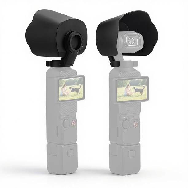 ELEPHANTBOAT ZORBES® Osmo Pocket 3 Accessories Sun Hood for DJI Osmo Pocket 3 Anti Glare Lens Shade for Outdoor Video Sports and Action Camera
