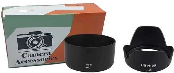 SUPERNIC 2pcs Combo Lens Hood for Nikon D3500, D3400, D3300, D5600, D5300  Lens Hood