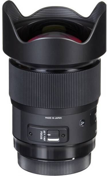 SIGMA 20mm f/1.4 DG HSM Art  for Nikon F Standard Prime  Lens