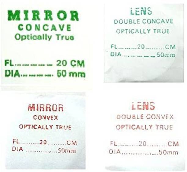 SBT Double Convex and Concave  with Convex and Concave Mirror - Set of 4 - Dia: 50mm - Focal Length: 20cm Macro Zoom  Lens