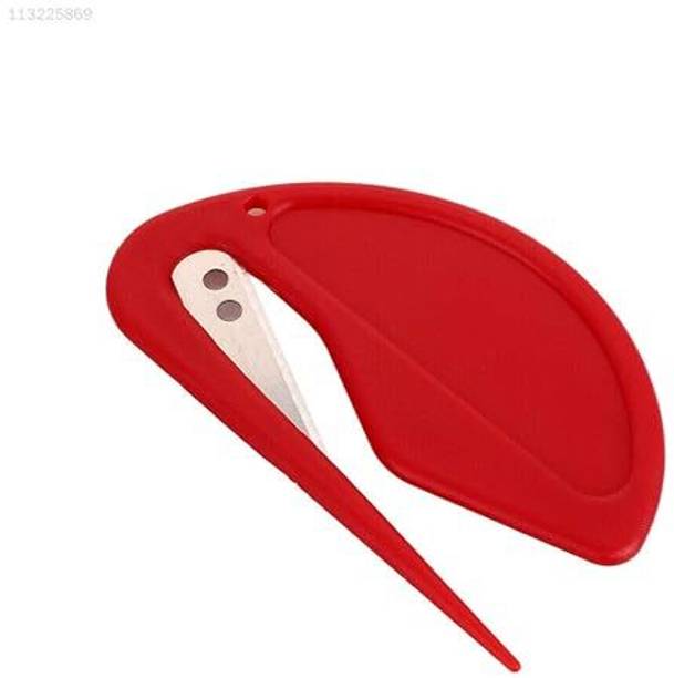 HIRVA CompactSafe 4-Pack Letter Opener Set – Concealed Blade, ABS Handle, Multi-Color ABS plastic Letter Opener