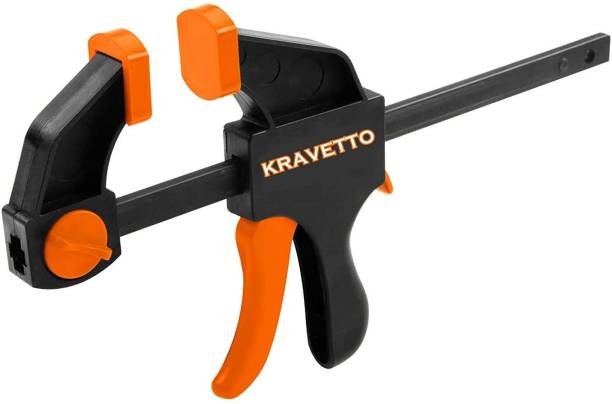 KRAVETTO 12” Ratchet Clamp Heavy Duty Bar Clamps, Quick...
