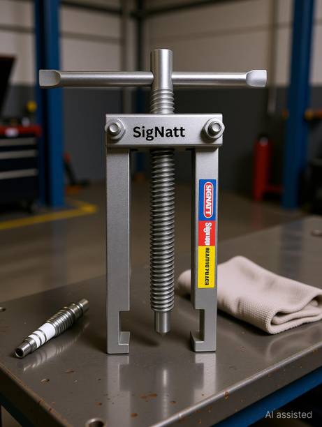 SIGNATT 4 Inch 2-Leg Bearing Puller Tool | Heavy Duty Fan & Armature Puller for Motors Lever Tool