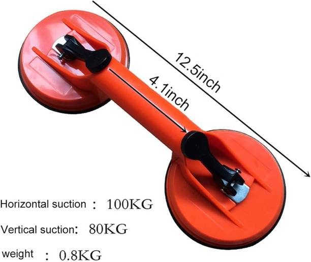 Flemigo Plastic Double Suction cup tile lifter Lever Tool