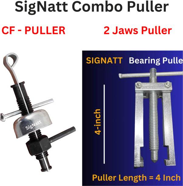 SIGNATT Fan Bearing Puller 2 Jaws Puller With Ceiling Fan Bearing Puller Tools Combo Lever Tool