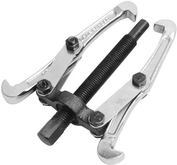 एम्म एम्म Bearing Puller /Gear Puller 2 Legs - 6 Inches Drop Forged Chrome Plated लीवर टूल