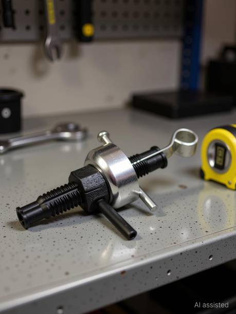 Kshivi Latest 2 in 1 Heavy Bearing Fan Type Puller Lever Tool (6201 + 6202) 14 cm Lever Tool