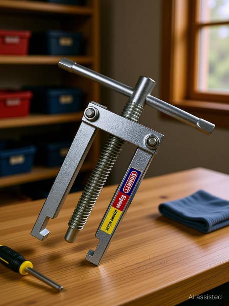 SIGNATT Heavy duty 2 Jaw Premium Fan Bearing Puller,2 Leg Bearing Puller (15 cm) Lever Tool