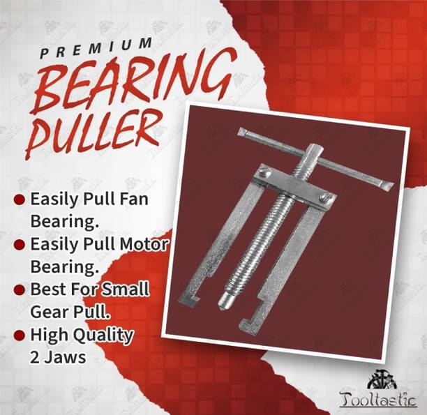 Tooltastic JAW_4L Heavy duty 4inch 2 Jaw Premium Fan Bearing Puller 2 Leg Bearing Puller Lever Tool