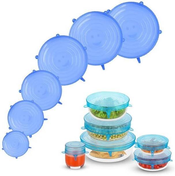 ABlue Clipper Silicone Stretchable Lids,Reusable Silicone Lids Food And Bowl Covers 10 inch Lid Set, Pack of 1