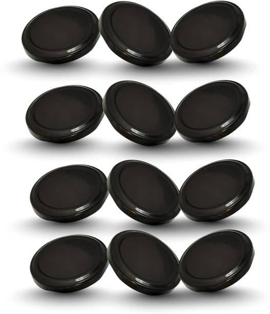 Machak Glass Jar Lids Only 63mm For 63 mm Mouth Jars 2.8 inch Lid, Pack of 12
