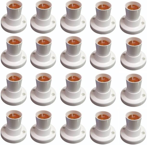 CANDLE PC UNBREAKABLE DELUX 6amp. BATTEN BULB HOLDER (PACK OF 20pcs.) Plastic Light Socket