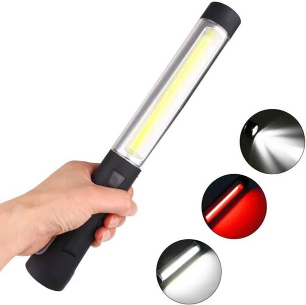 JANCOM COB Work Light USB Rechargeable Worklight Flashlight Portable Magnetic Base LED Lantern