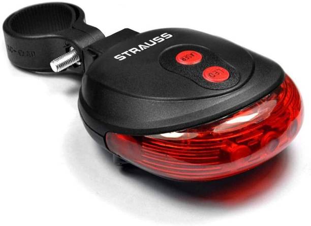Strauss Bicycle Tail with Laser | Waterproof Cycle Back Flash | LED Rear Break Light