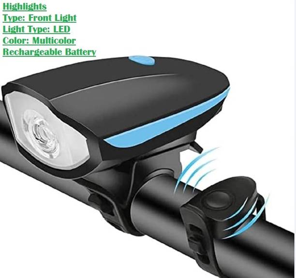 Preeti Enterprises Rechargeable Waterproof LED Front Light (Multi-Color) LED Front Light