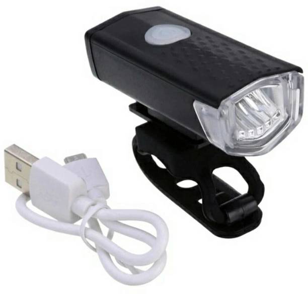 Fitness Scout USB Rechargeable Waterproof Cycle Light 300 Lumens 3 Lighting Modes LED Front Light