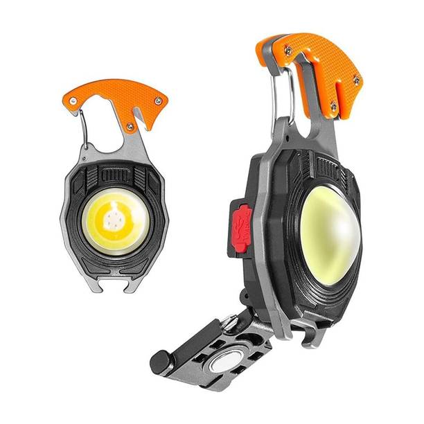 HVG TRADERS COB Keychain Flashlights,Waterproof Rechargeable Handheld Flashlight LED Front Light