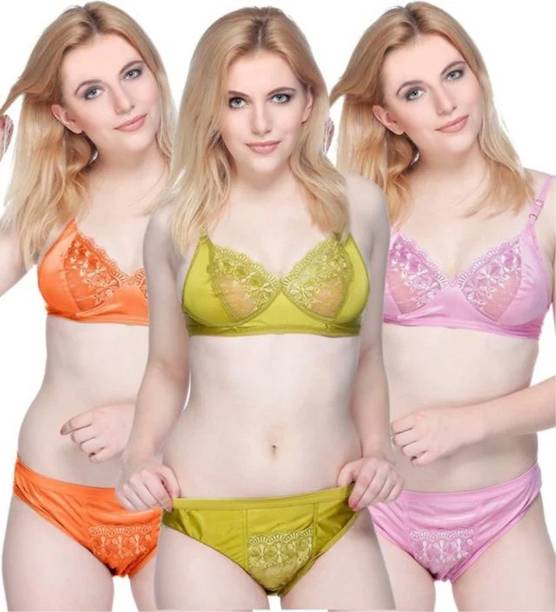 Bra & Panty Set Embroidered Lingerie Set