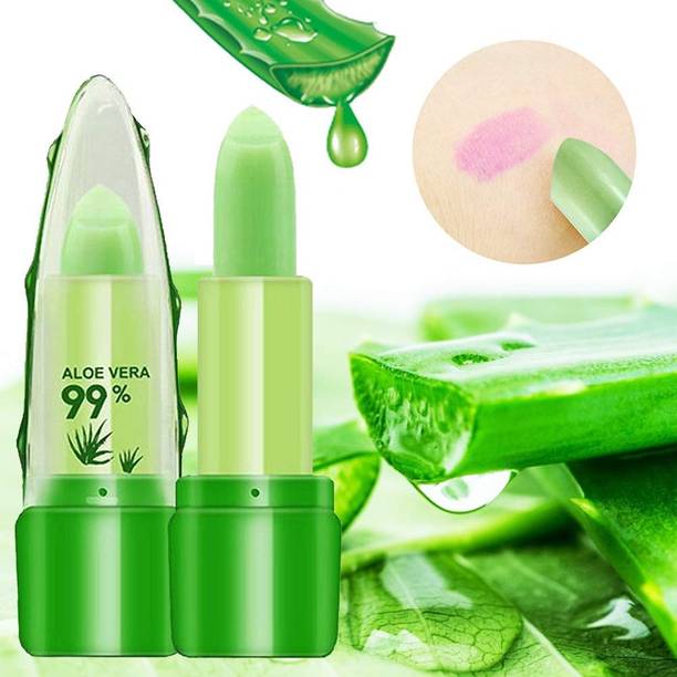Wiffy SMOOTH AND PINK LIPS MAKEUP PACK OF ALOE VERA fruit