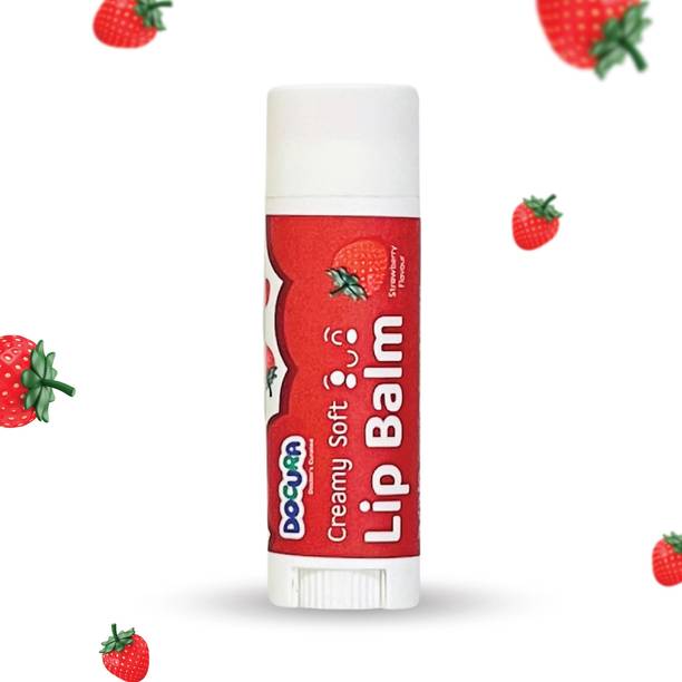 DOCURA Strawberry Creamy Soft Lip Balm Strawberry