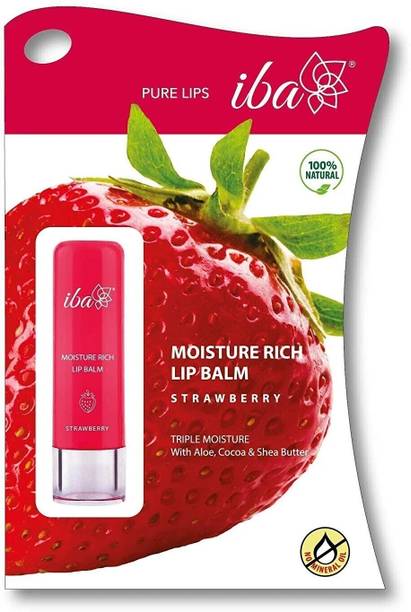 Iba Moisture Rich Lip Balm Strawberry