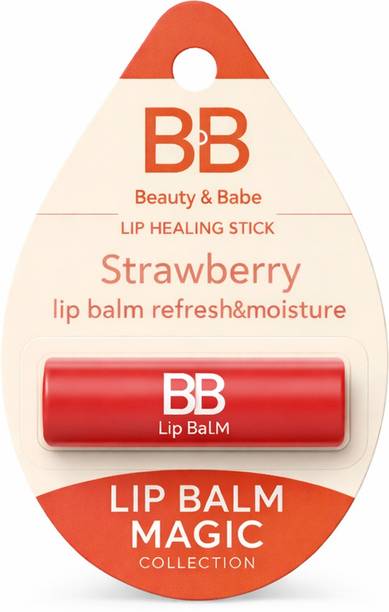 Elan beaute Color Lip Balm - 24Hrs of Moisture with a Burst of Color Strawberry