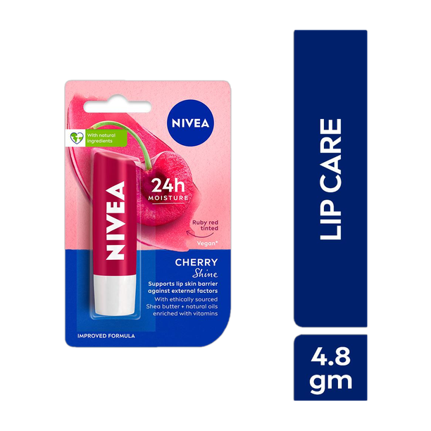 NIVEA Shine Caring Lip Balm Cherry
