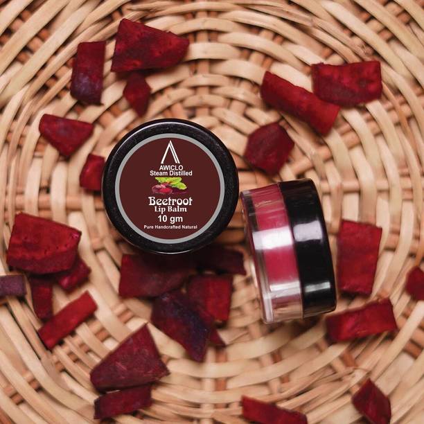 PLESSIS Beetroot Lip Balm for Men Women & Kids Beetroot