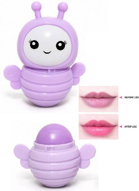 Gaurna Lip Care Balm for Dry Lips with Adorable Cartoon Packaging Pack of 1 Natural