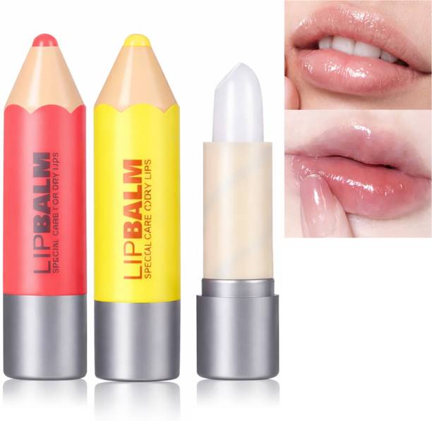 HSQ Hydrating Lip Balm Pack of 2 | Repair Dry Lips with Daily Moisturizing Care Fruity