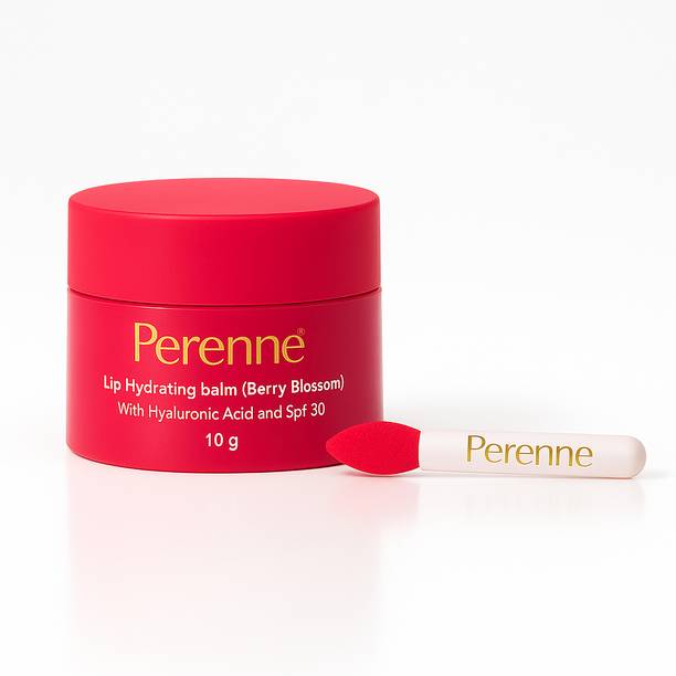 Perenne Lip Hydrating balm (Berry blossom) With Hyaluronic acid and SPF30 (10gm) Berry blossom