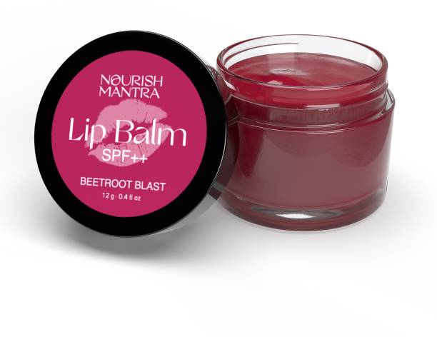 Nourish Mantra Dark Lips Tinted Lip Balm with SPF Made with Beetroot Extracts & Shea Butter Beetroot