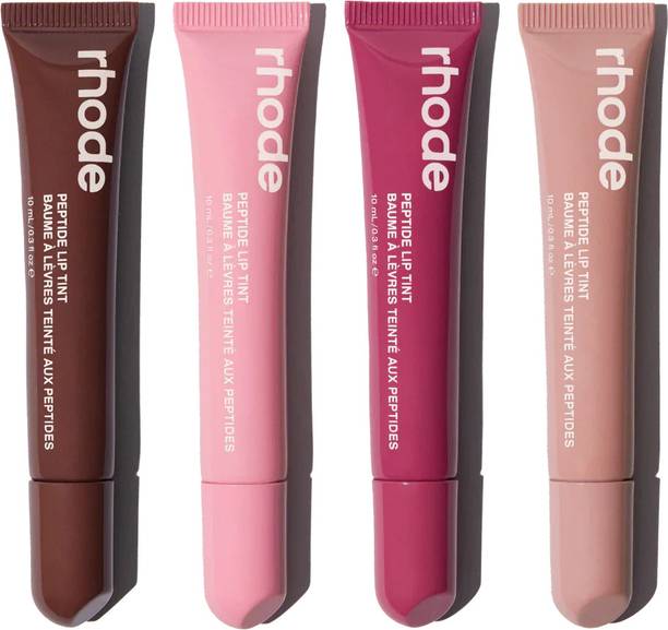 Rhode Peptide Lip Tint & Gloss – Hydrating Lip Care Tint Toast, Raspberry Jelly, Ribbon, Espresso