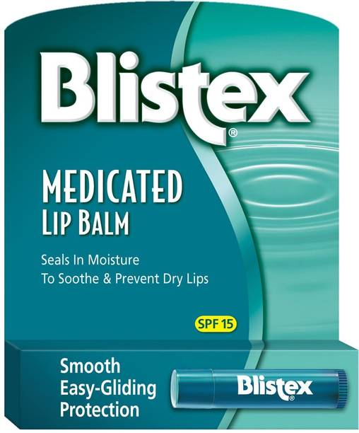Blistex Medicated Lip Balm, Regular, SPF 15, 3 Pack NA