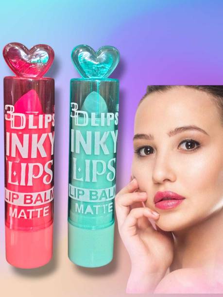 A2F Tinted Lip Balm Moisture Colour Shine Pink Lips pack of 2 strawberry